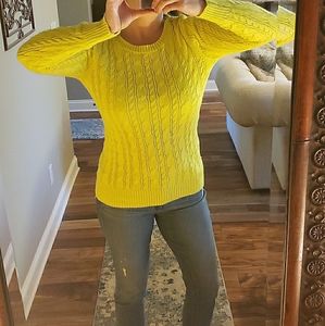 Old Navy yellow sweater